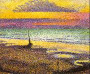 Lemmen, Georges Beach at Heist oil on canvas